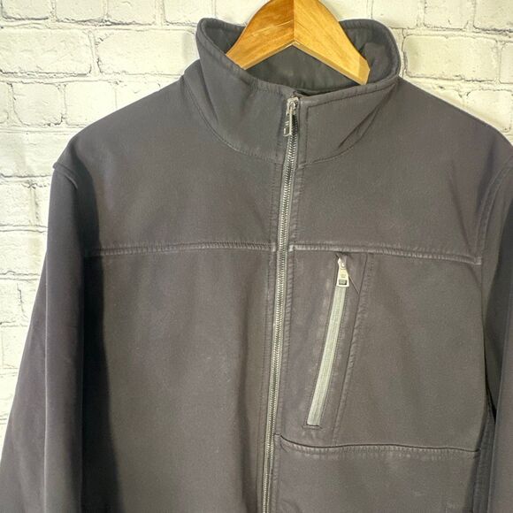 Calvin Klein Jacket Mens Soft Shell Black Water Resistant Breathable Full Zip - Picture 2 of 12